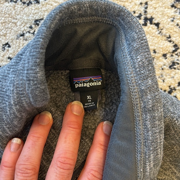 Patagonia kids Salt Grey Better Sweater Jacket - Picture 5 of 5